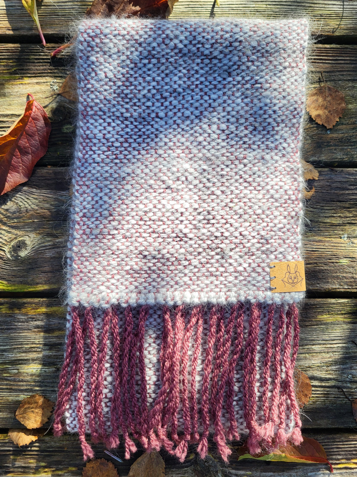 Huldra scarf – Ptarmigan grey