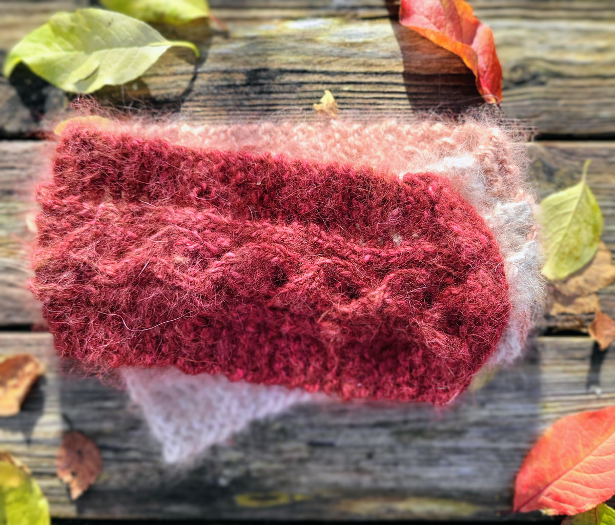 Frostløv miniskjerf fra Rytne Angora